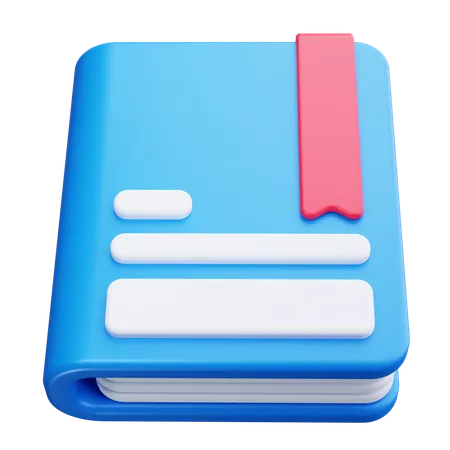 Student Book  3D Icon