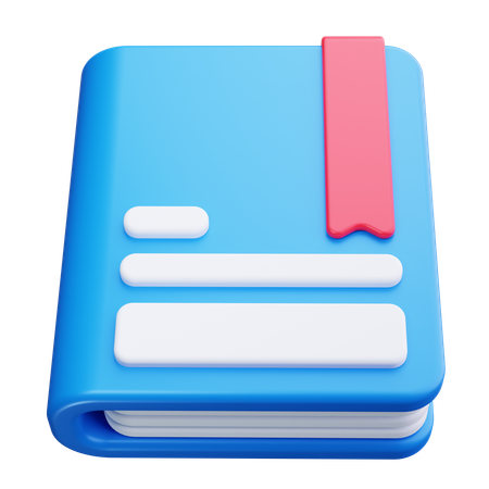 Student Book  3D Icon