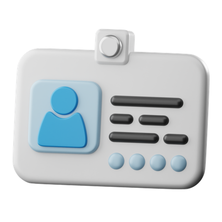 Student Card  3D Icon