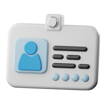 Student Card  3D Icon