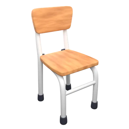 Student Chair  3D Icon