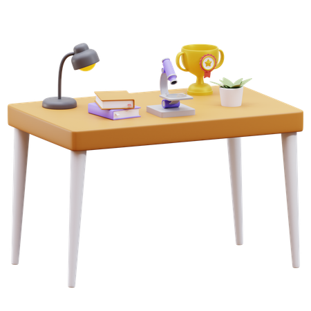 Student Desk  3D Icon