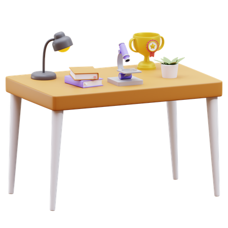Student Desk  3D Icon