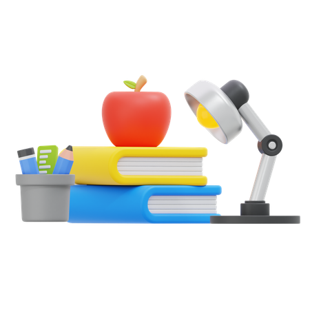 Student Desk  3D Icon
