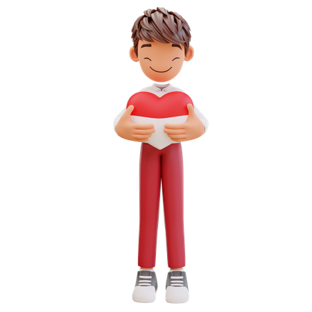 Student Holding Balloon  3D Icon
