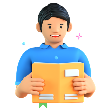 Student Learning  3D Icon