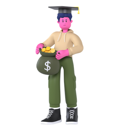 Student Loan  3D Icon