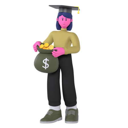 Student Loan  3D Icon