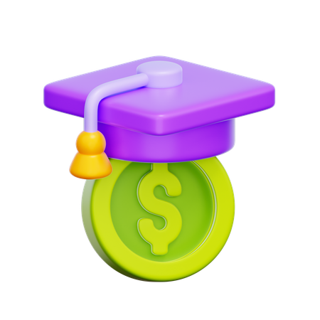 Student Loan Payment  3D Icon