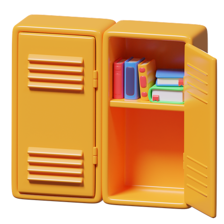 Student Locker  3D Icon
