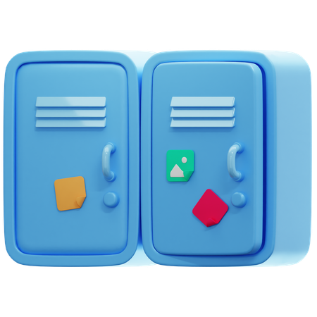 Student Locker  3D Icon