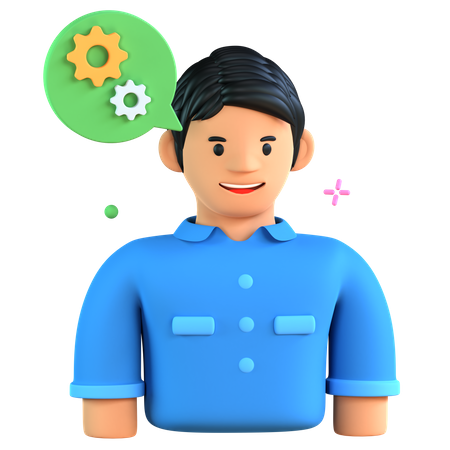 Student Logic  3D Icon