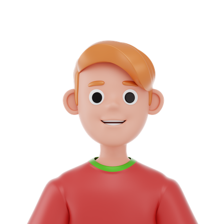 Student Man  3D Icon