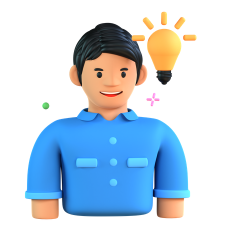 Student Thinking  3D Icon