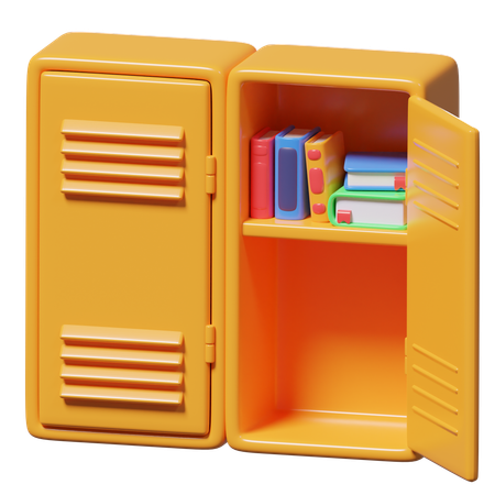 Schülerschließfach  3D Icon
