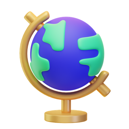 Globus studieren  3D Icon