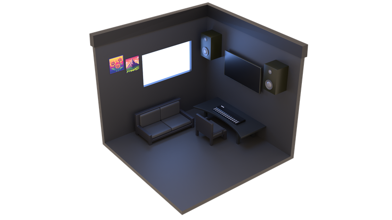 Studio  3D Icon
