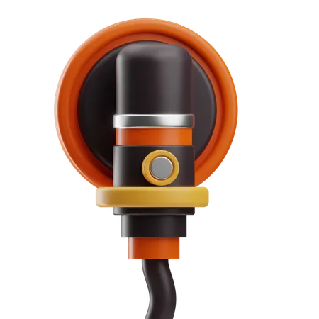 Studio Microphone  3D Icon