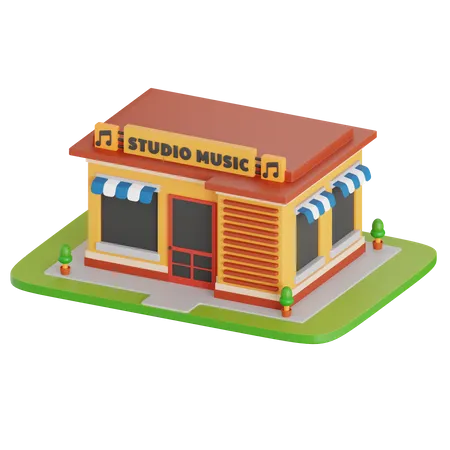 Studio Music  3D Icon