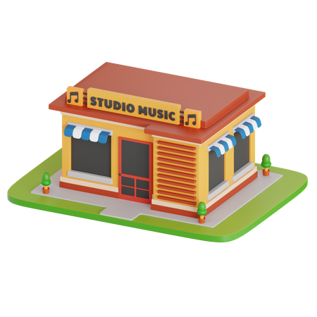 Studio Music  3D Icon