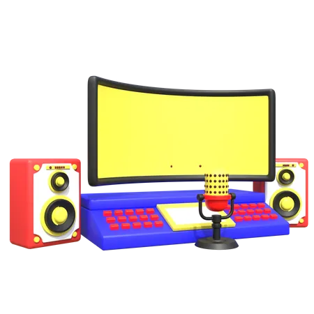 Studio Recorder  3D Icon