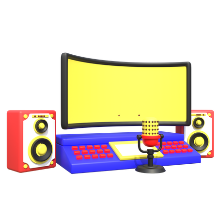Studio Recorder  3D Icon