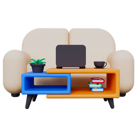 Study at Home  3D Icon