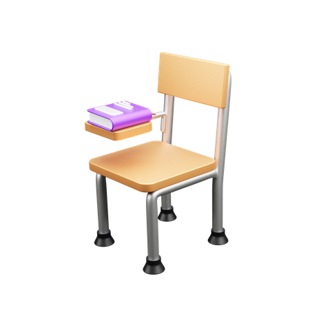 Study Bench  3D Icon