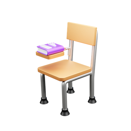 Study Bench  3D Icon