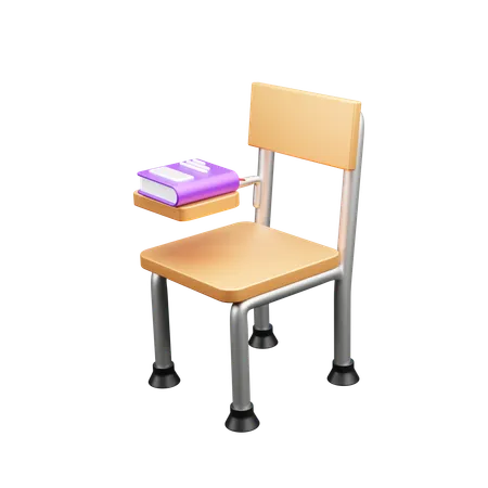 Study Bench  3D Icon