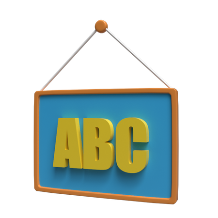 Study Board  3D Icon