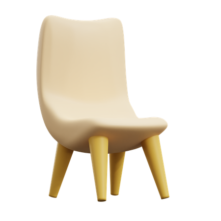 Study Chair  3D Icon