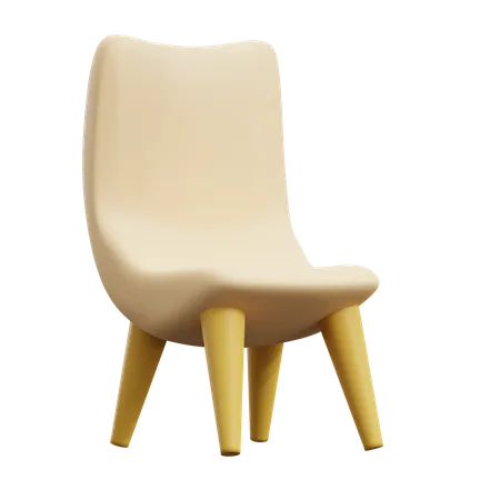 Study Chair  3D Icon