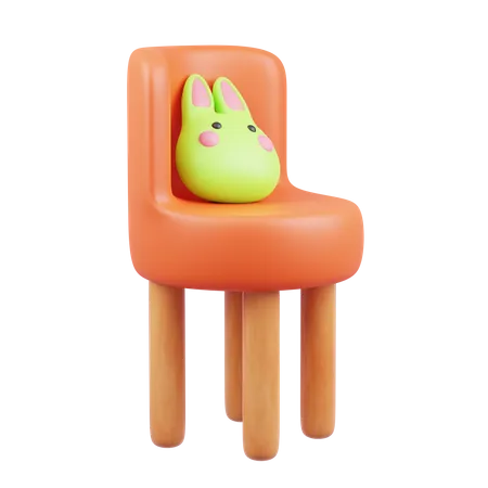 Study Chair  3D Icon