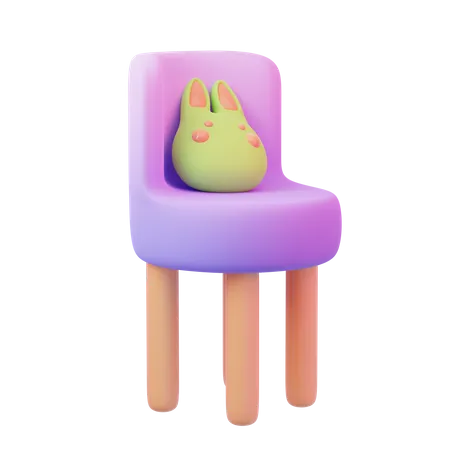 Study Chair  3D Icon