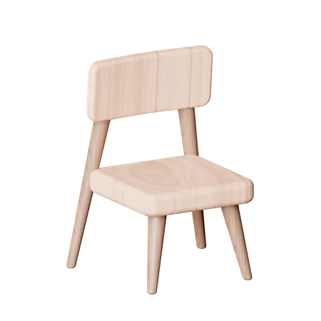 Study Chair  3D Icon