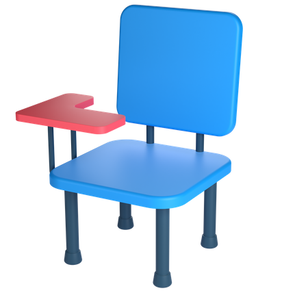 Study Chair 3D Icon