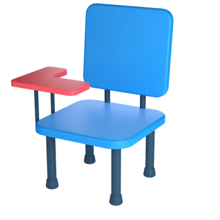 Study Chair 3D Icon