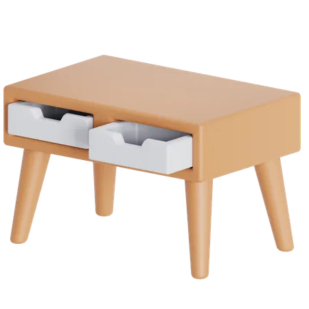 Desk For Studying 3D Icon