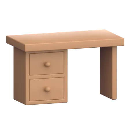 Study Desk  3D Icon
