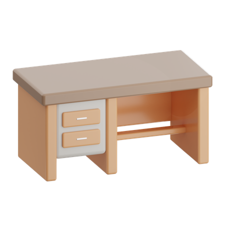 Study Desk  3D Icon