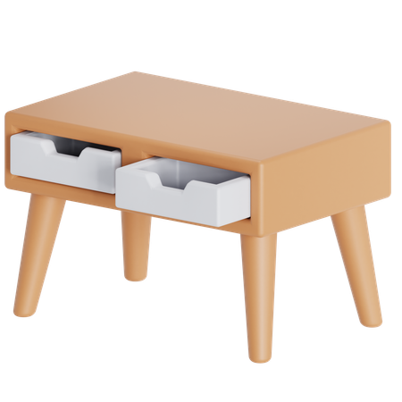 Study desk  3D Icon