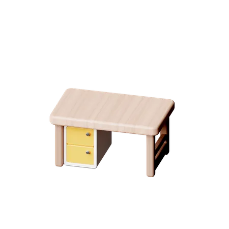 Study Desk  3D Icon