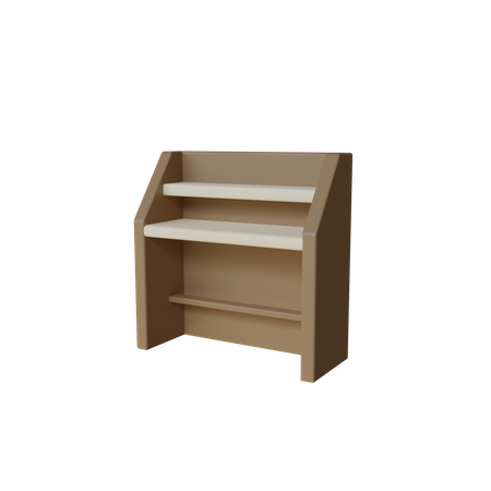 Study Desk  3D Icon