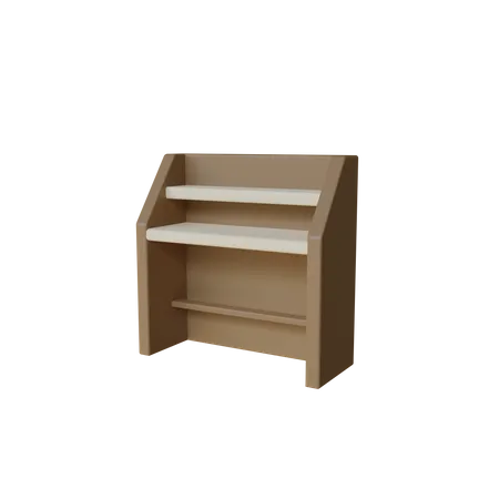 Study Desk  3D Icon