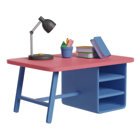 Study Desk  3D Icon