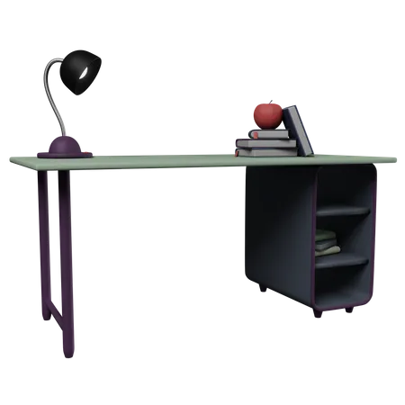 Study Desk  3D Icon