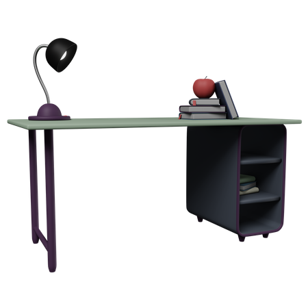 Study Desk 3D Icon