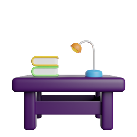 Study Desk 3D Icon