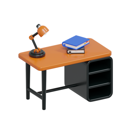 Study Desk  3D Icon